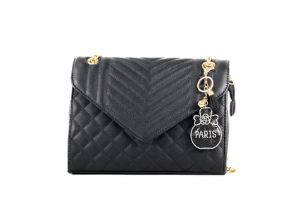 Harpy Black Vegan Leather Handbag