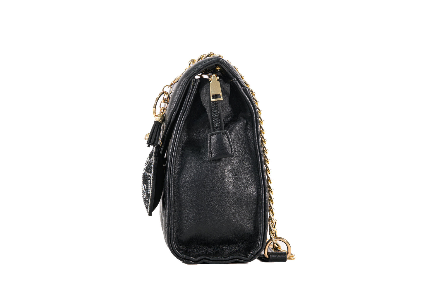 Harpy Black Vegan Leather Handbag