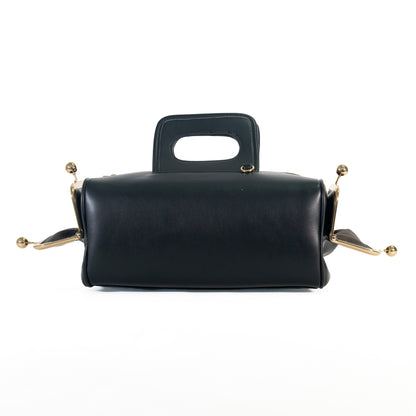 Diego – Black Vegan Leather Handbag