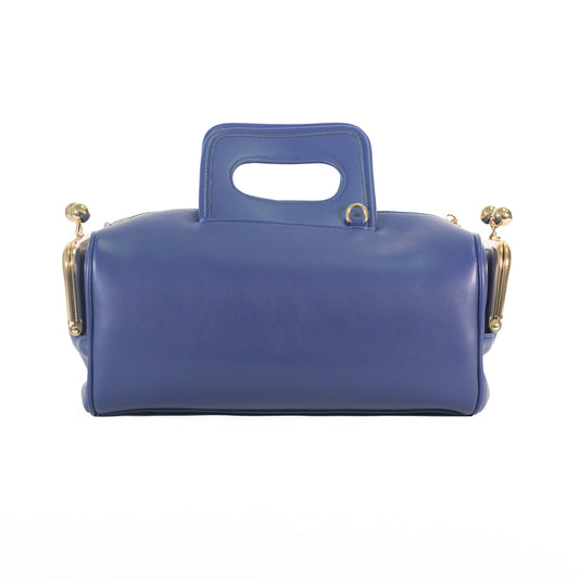 Diego – Navy Blue Vegan Leather Handbag