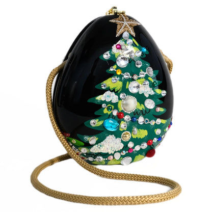 X-mas Tree Black Swarovski® Crystals