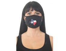 Black Face Mask - Texas State Map