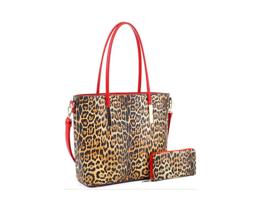 Timmy Woods Nova Leopard Tote