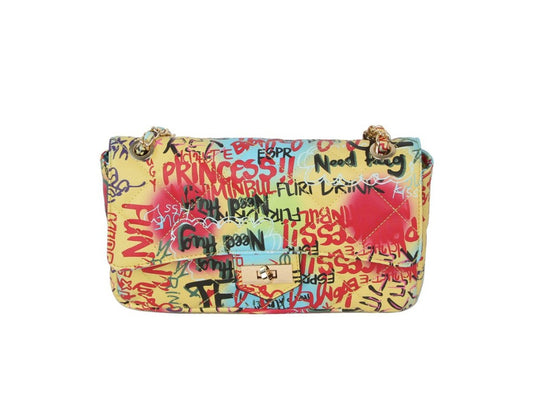Carlos Multi Graffiti Quilted Bag