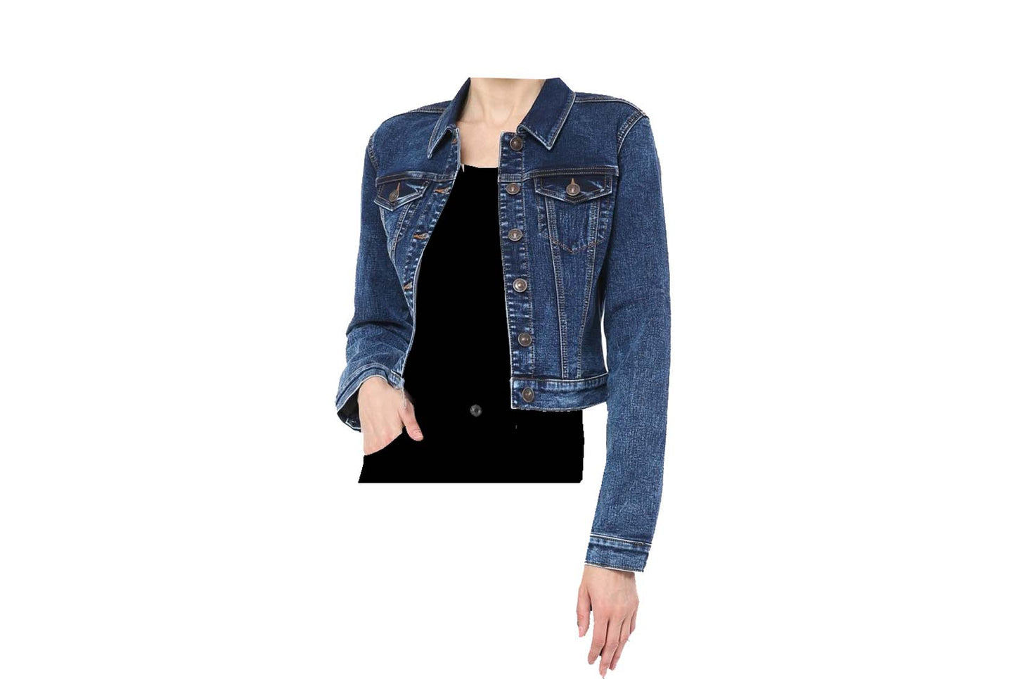 Comfy Knit Chic Denim Jacket